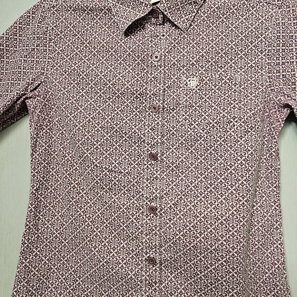 Ariat Mens Geometric Patterned Button-Up Shirt - … - image 6